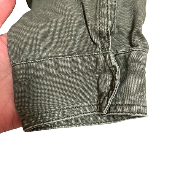 AMERICAN RAG Army Green Utility Hooded Jacket, Size Large - Picture 9 of 16